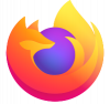 Logo du navigateur web Firefox. Un renard roux.